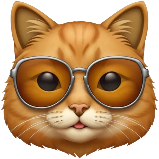 Cat wearing sunglasses emoji