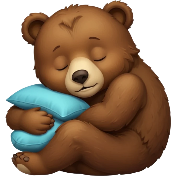 Oso con sueño  emoji