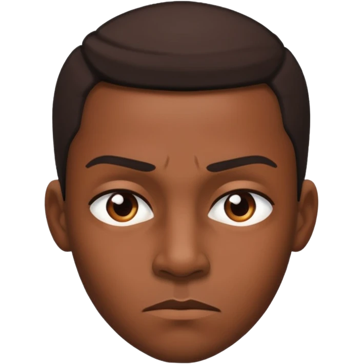 Political and decision-making black avatar emoji