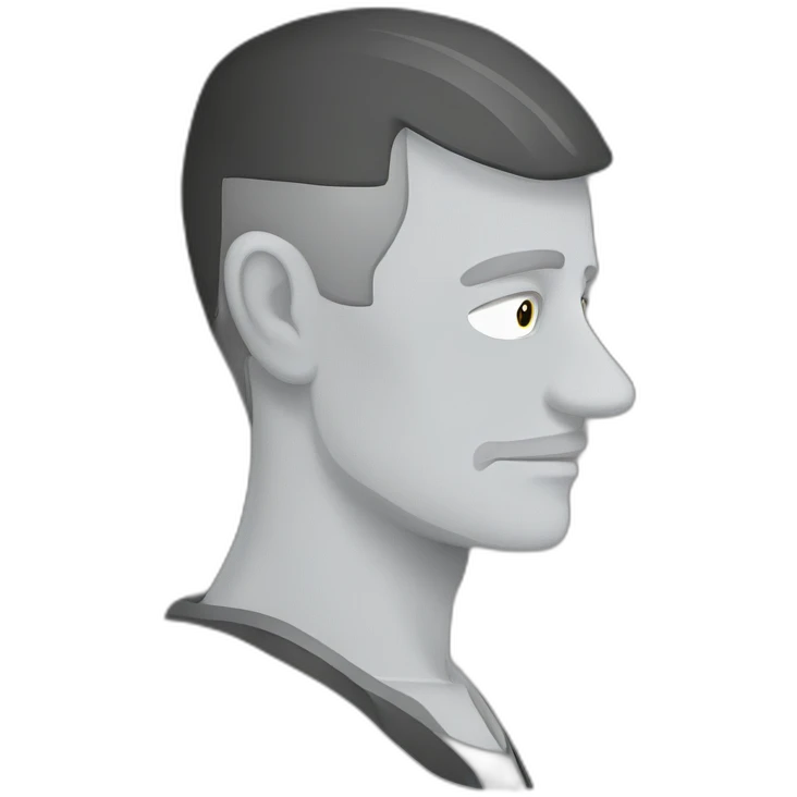 lonely figure in empty room emoji