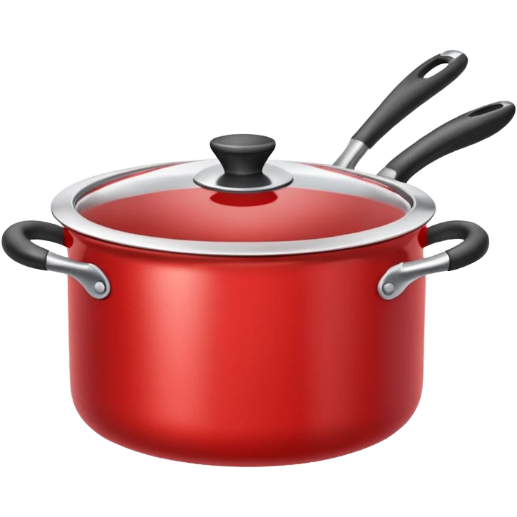 an empty red kitchen pot emoji