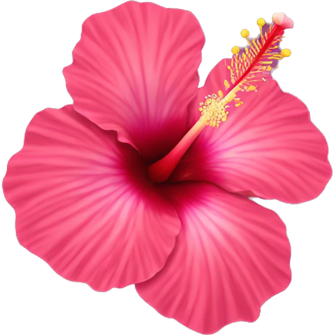 Hibiscus flower emoji