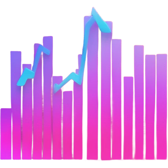 vaporware color theme, stock price going up emoji