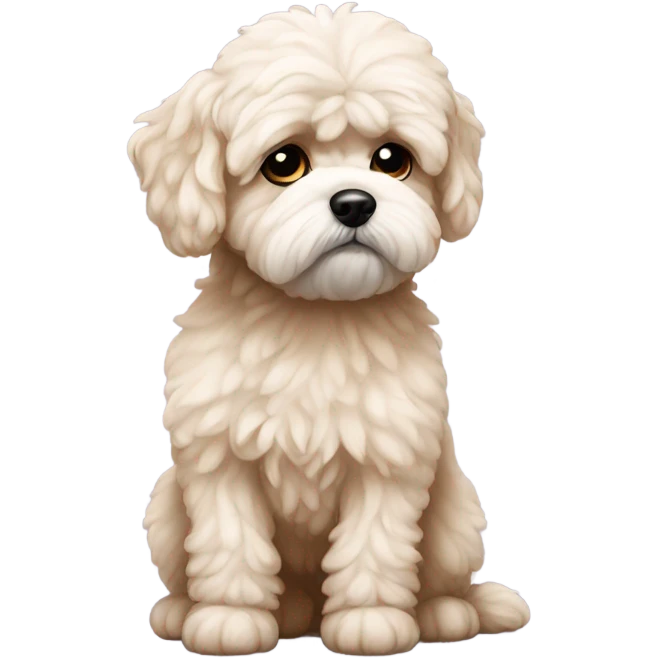 Maltipoo sad  emoji