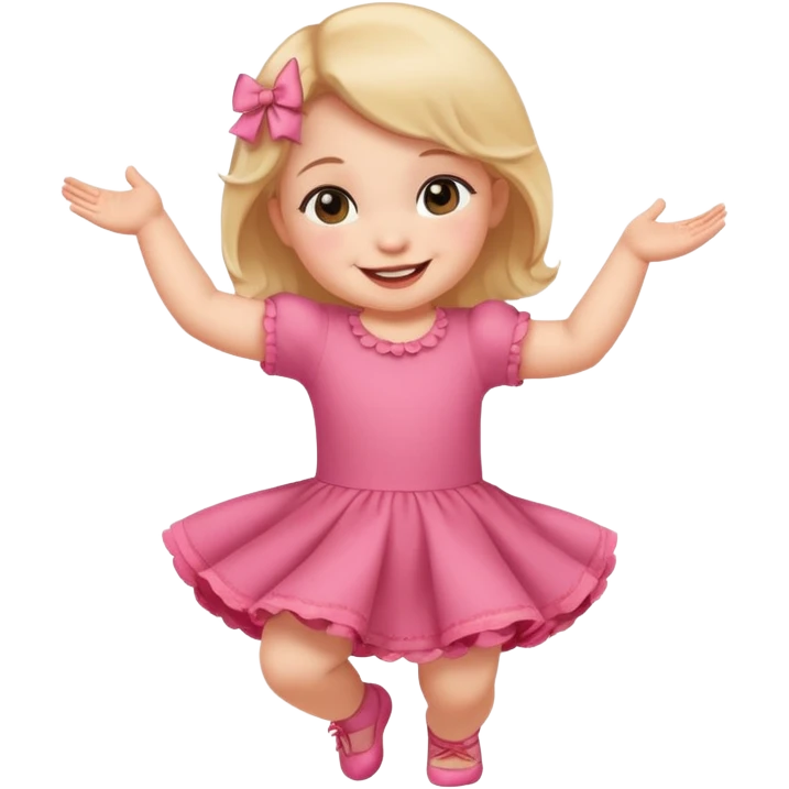dance small baby girl emoji