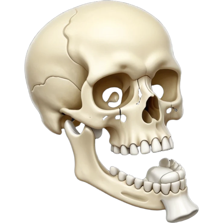 Skull choking itself emoji