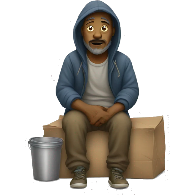 homeless emoji