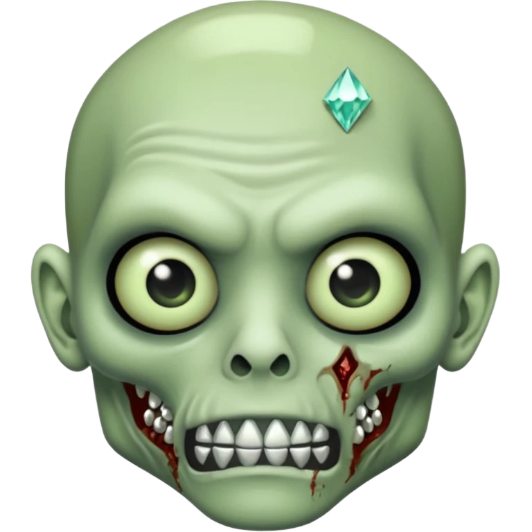zombie with diamond grills emoji