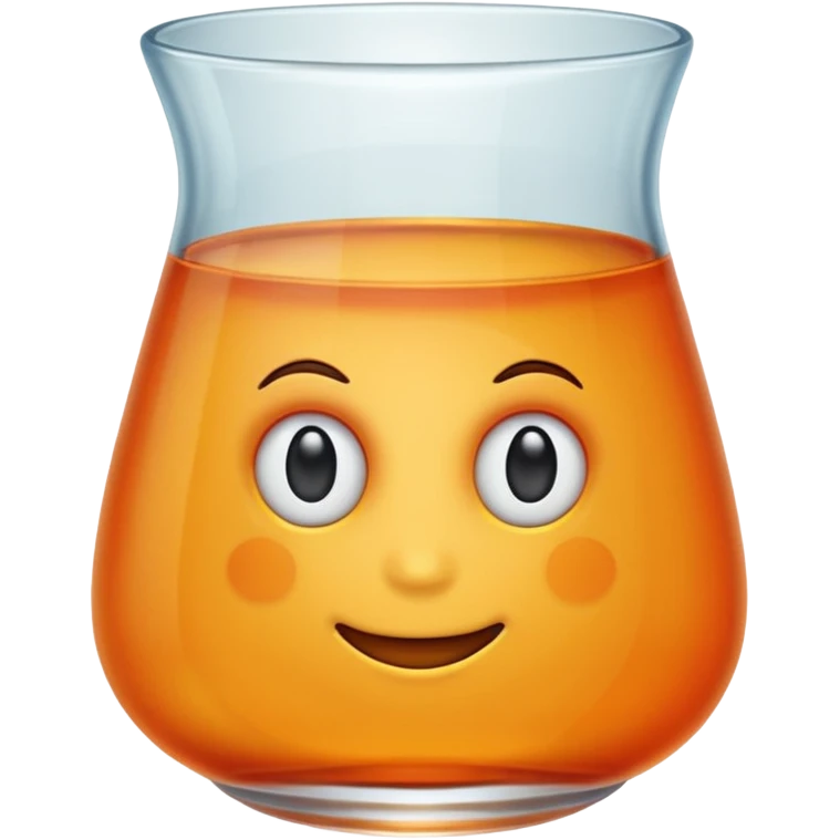 simple orange blendglass only emoji