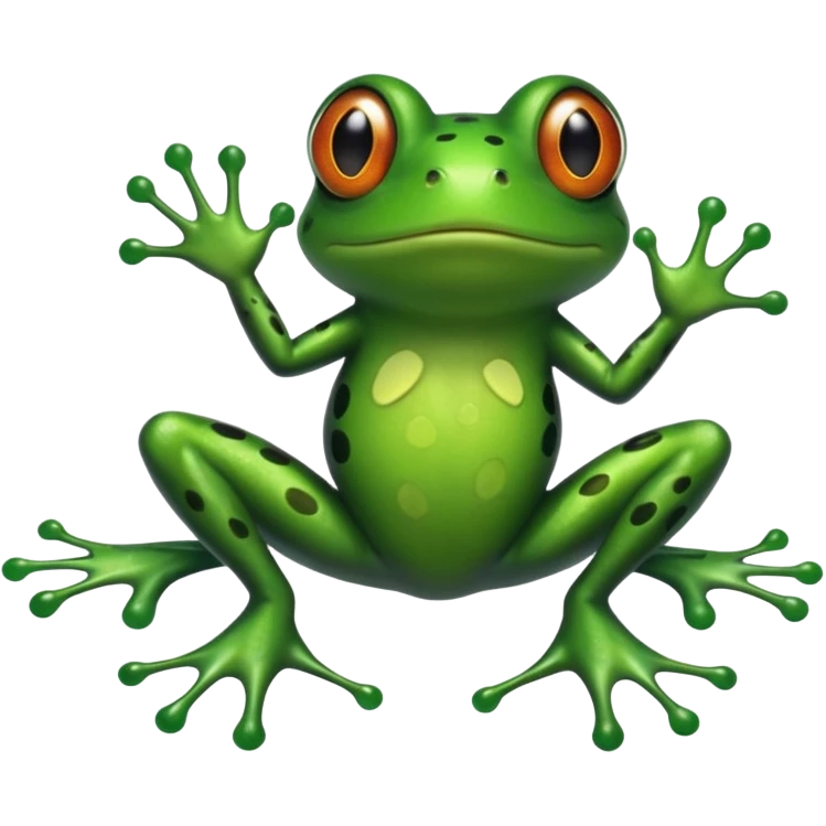 a frog emoji