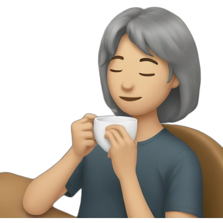 Person drinking tea emoji
