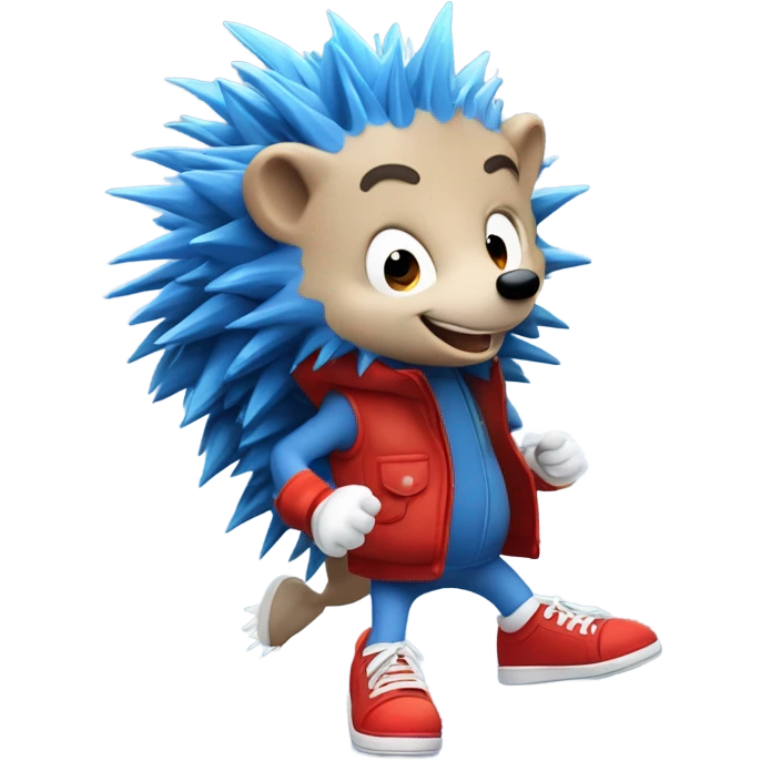 Sonic the hedgehog emoji