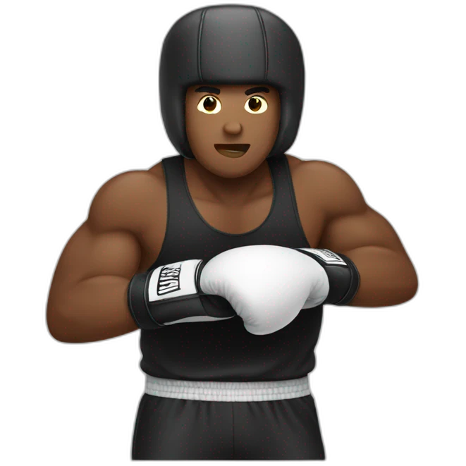 Man boxing emoji