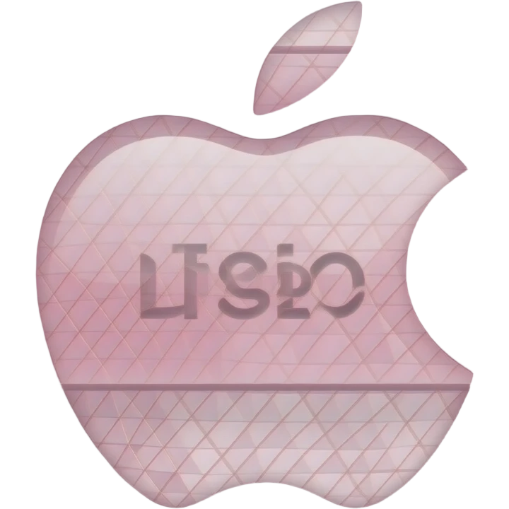 light pale pink Apple Logic Pro emoji