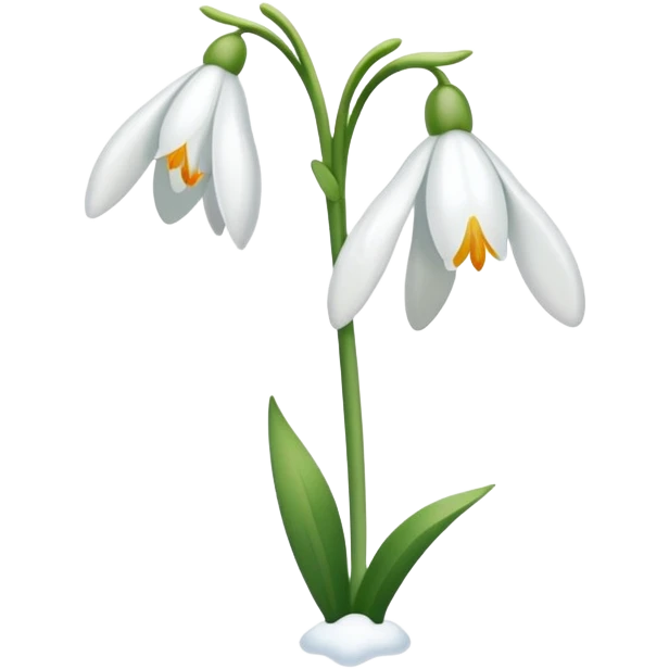 snowdrop emoji emoji