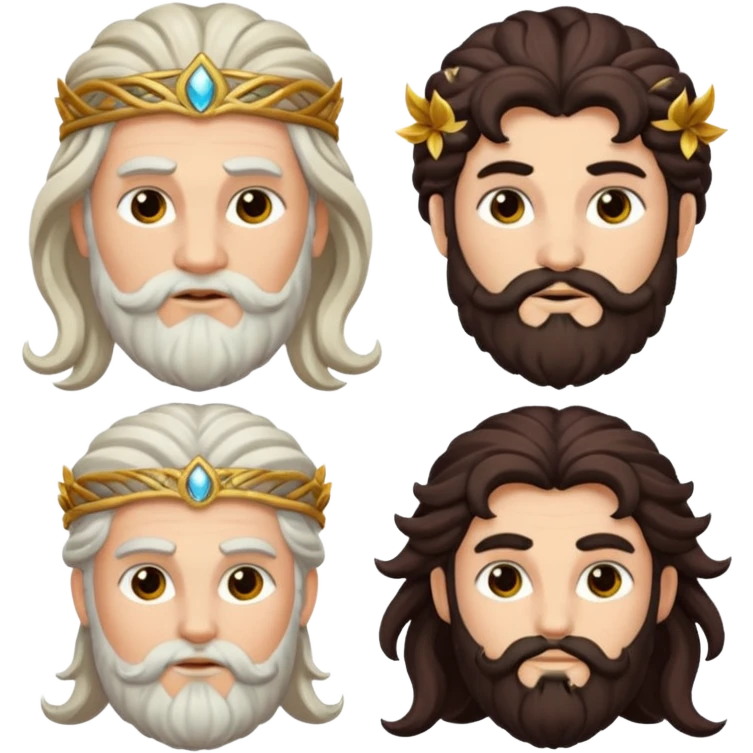dionysus, zeus, and semele  emoji