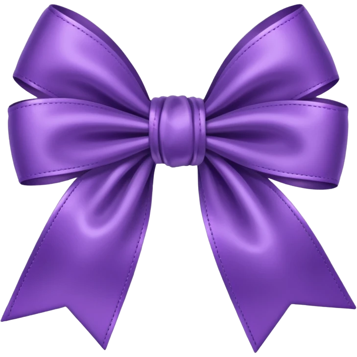 🎀in purple color  emoji