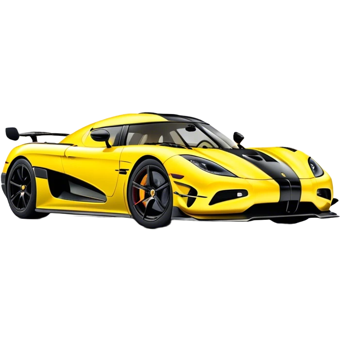 Koenigsegg Agera RS - Koenigsegg (Model Year: 2020) (Iconic colour: Yellow) emoji