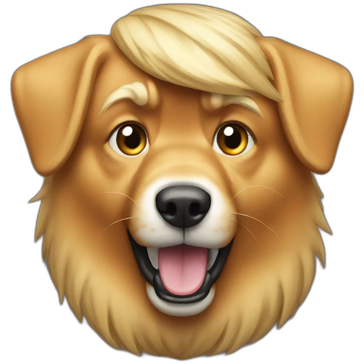 trump barking emoji