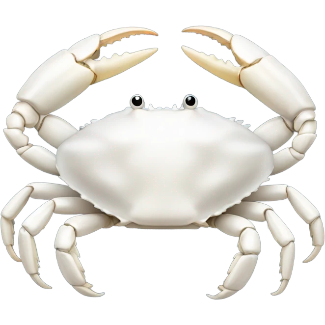White crab  emoji