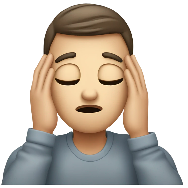 Headache emoji