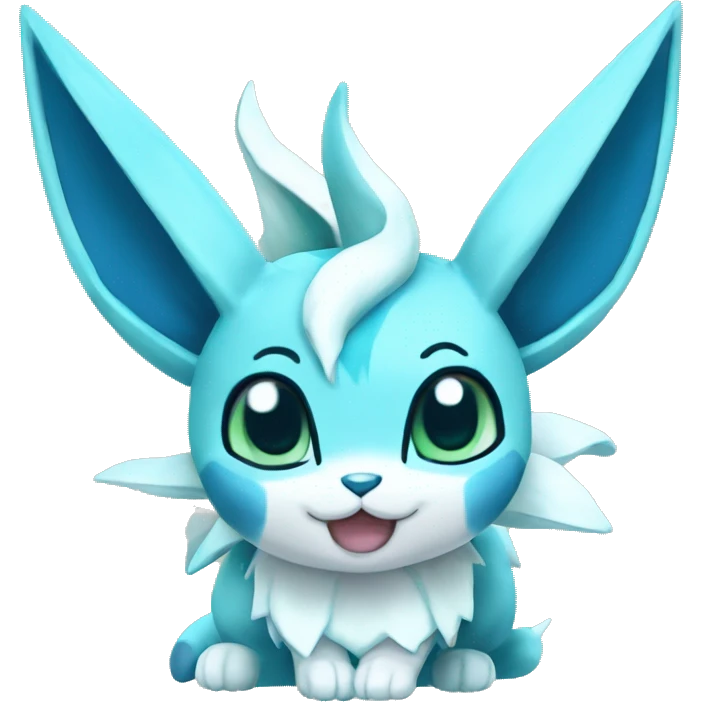 Glaceon-Vaporeon-Pokémon emoji
