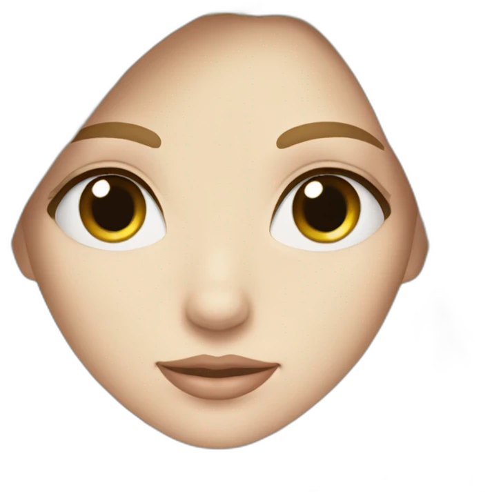 Blonde aux yeux bleus et blonde et brune emoji