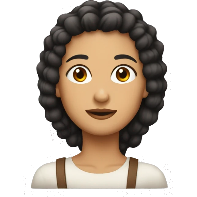 Morena pelo rido emoji