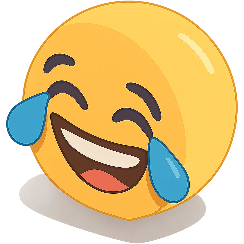laughing emoji