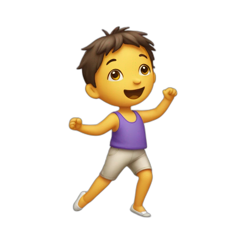 Enfant dansant emoji