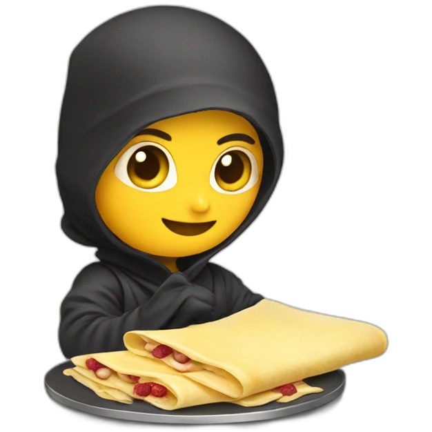 ninja-making-crepes emoji