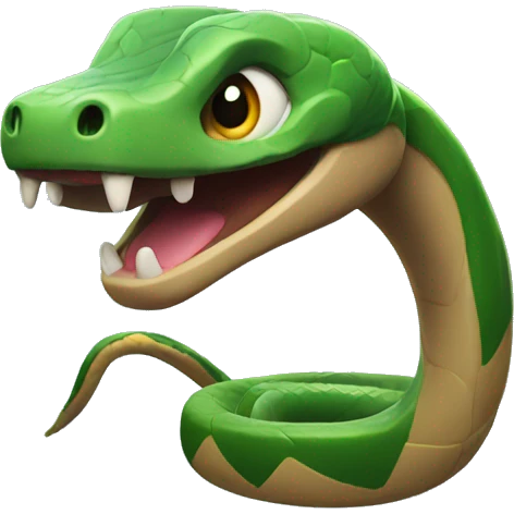 Snake playing fortnite  emoji