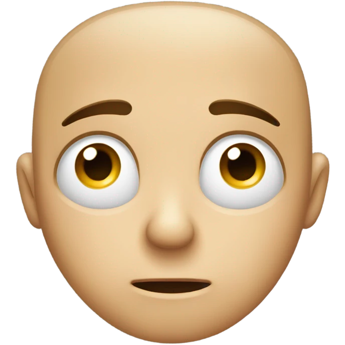 Stressed out face rubbing his head emoji