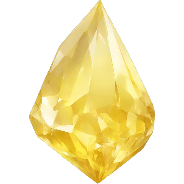 YELLOW CRYSTAL emoji