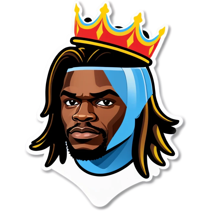 Derrick Henry wearing a crown emoji