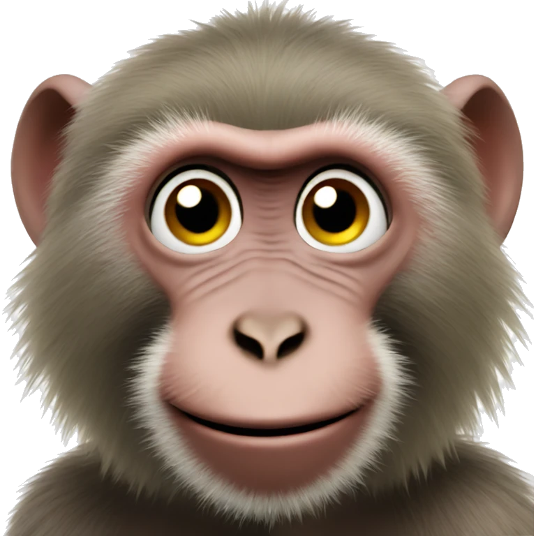 baboon saying hi emoji