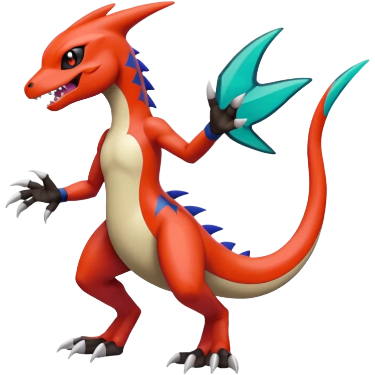 Meloetta-Guilmon-Garchomp-Pokémon-Fakémon-creature emoji