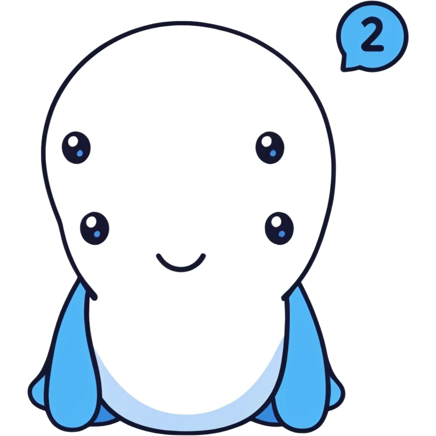 Emoji azul emoji