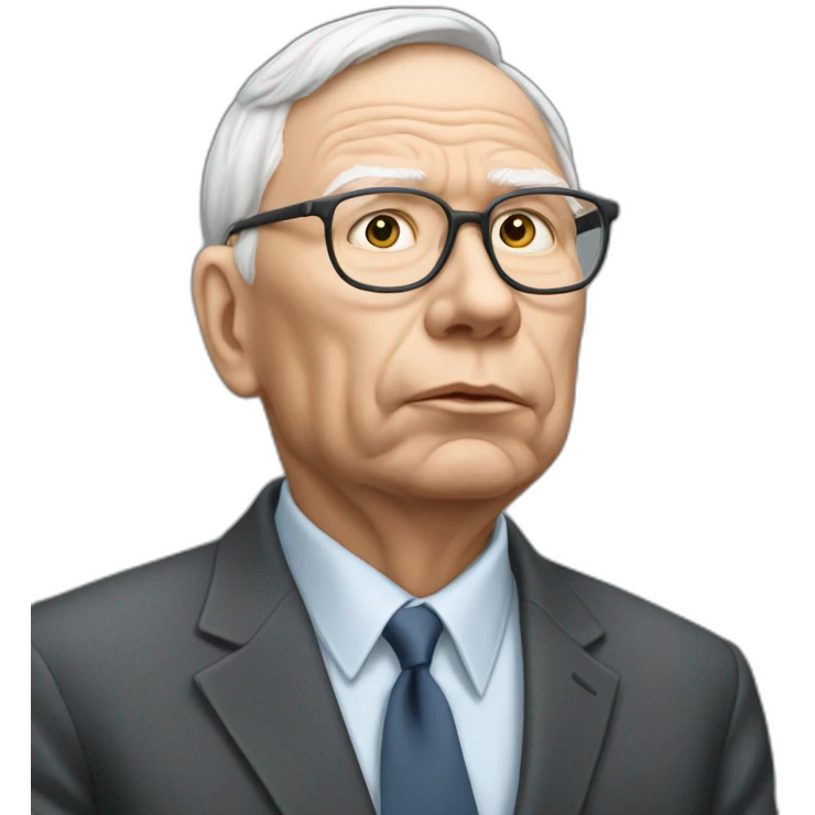 thinking real like wrinkled charlie munger emoji