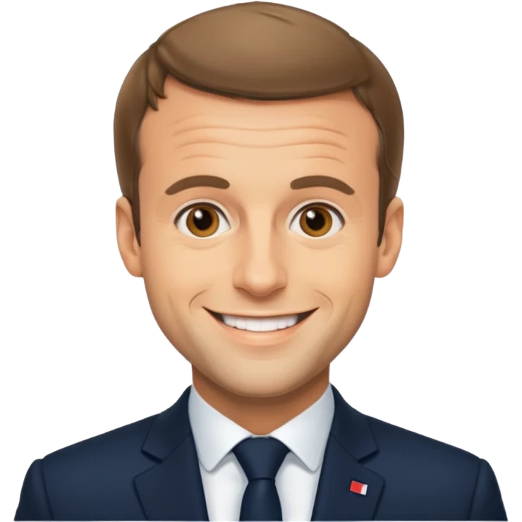 Tu peux me crée un emoji Macron emoji