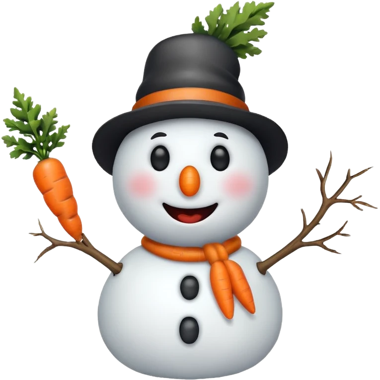 emoji snowman emoji