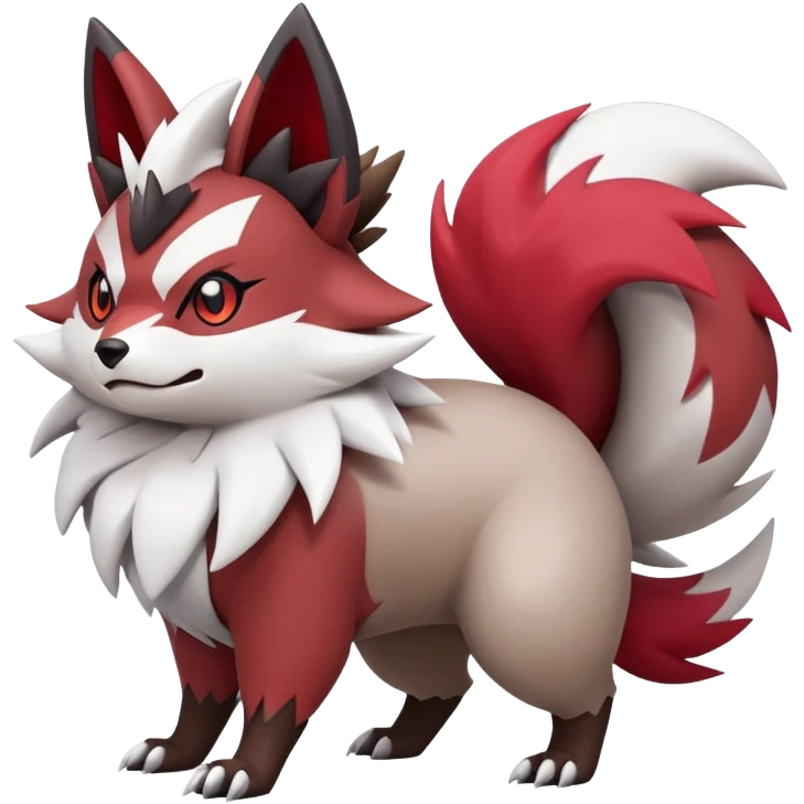 Zigzagoon-Zorua-Zangoose-Hybrid (Full body) emoji