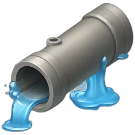 Water leak pipe drio emoji