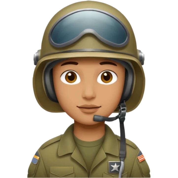 army soldier  PLANE helmet  emoji