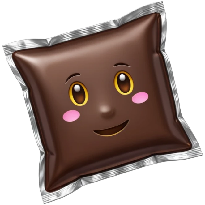 dark chocolate packet emoji