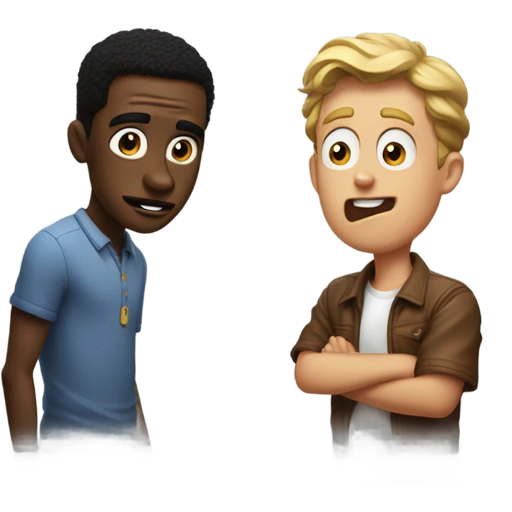 a guy being surprised by diddy emoji