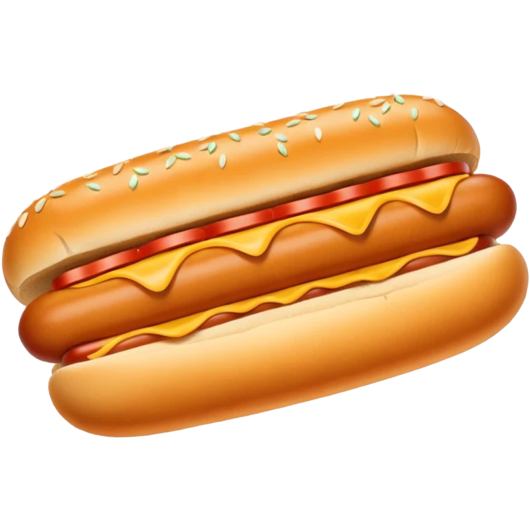 Hotdog bun emoji