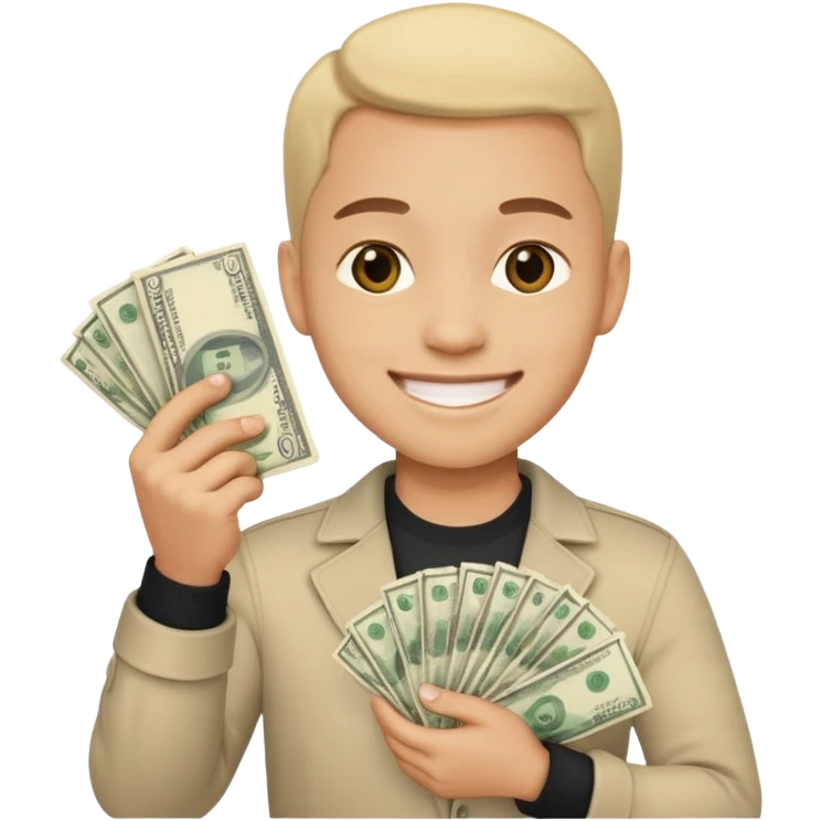 One of people’s goals is to have money emoji