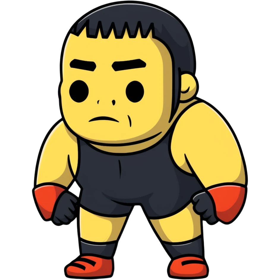 sad wrestler emoji