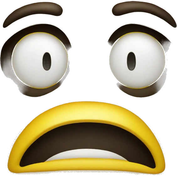 Yellow Crying face with hands covering mouth emoji